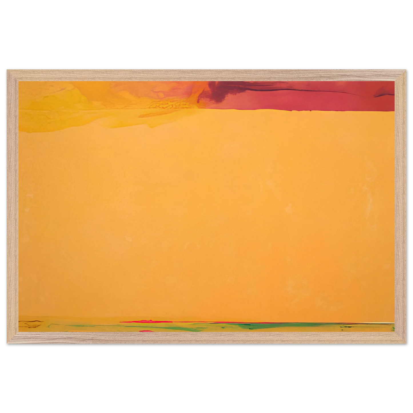 Helen Frankenthaler - Southern Exposure - 2005 Wall art - 30x45 cm / 12x18 inches - Premium Wooden Framed Poster With Fine Art Paper - Wood frame