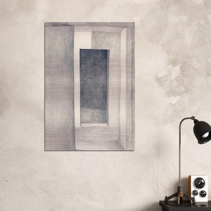 Patio Door - Georgia O'Keeffe Brushed Aluminum Print - 70x100 cm / 28x40 inches | Georgia O'Keeffe Aluminum Print | Georgia O'Keeffe Prints