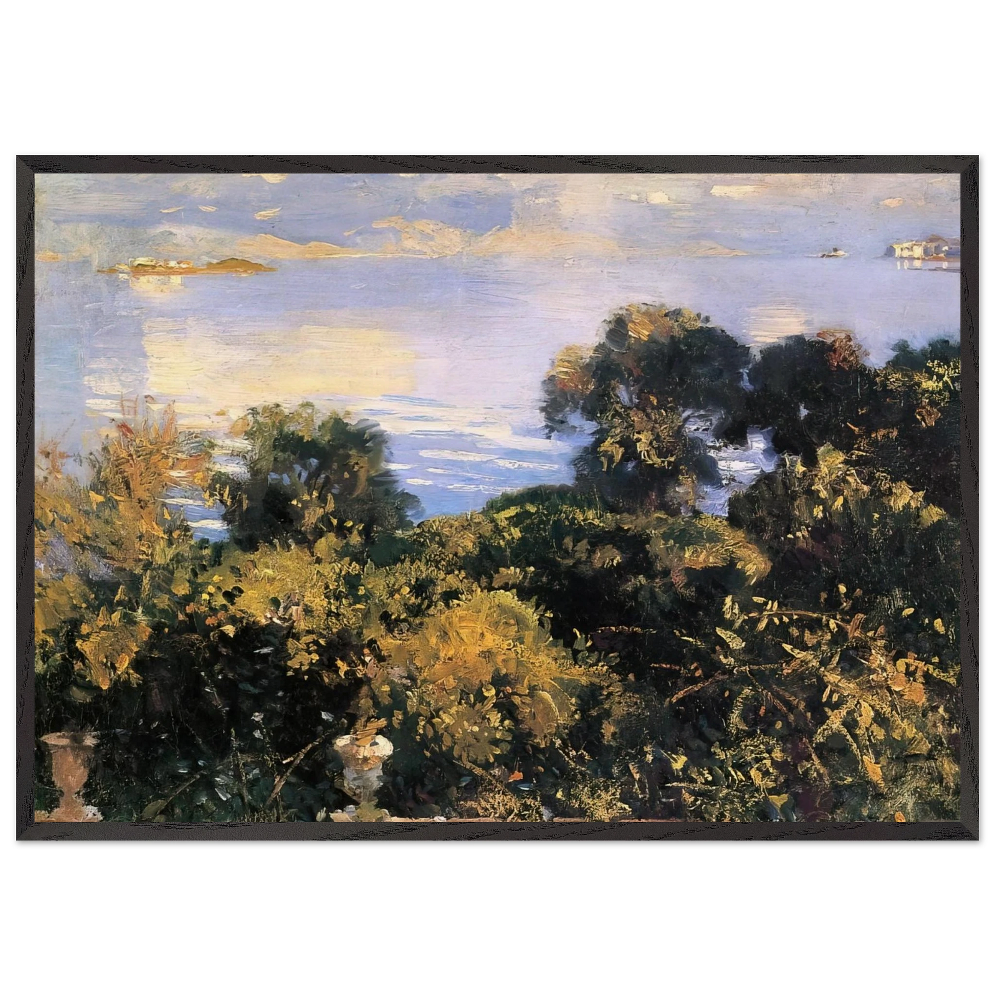 Oranges at Corfu - John Singer Sargent Framed Art Print – Black Wooden Frame - Default Title - -Framed Art Print