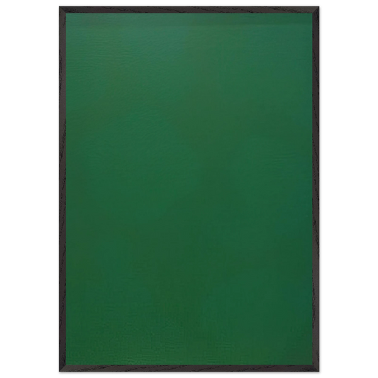 Microchromie ZL 70 Vert jade - Fernand Leduc Framed Art Print – Black Wooden Frame - Default Title - -Framed Art Print