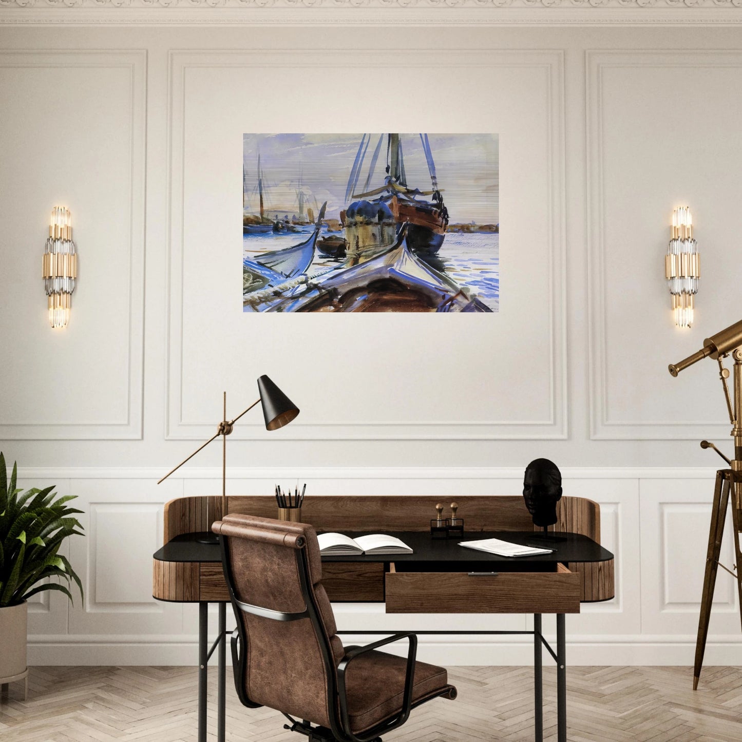 Venice - John Singer Sargent Brushed Aluminum Print - 70x100 cm / 28x40 inches | John Singer Sargent Aluminum Print | John Singer Sargent Prints