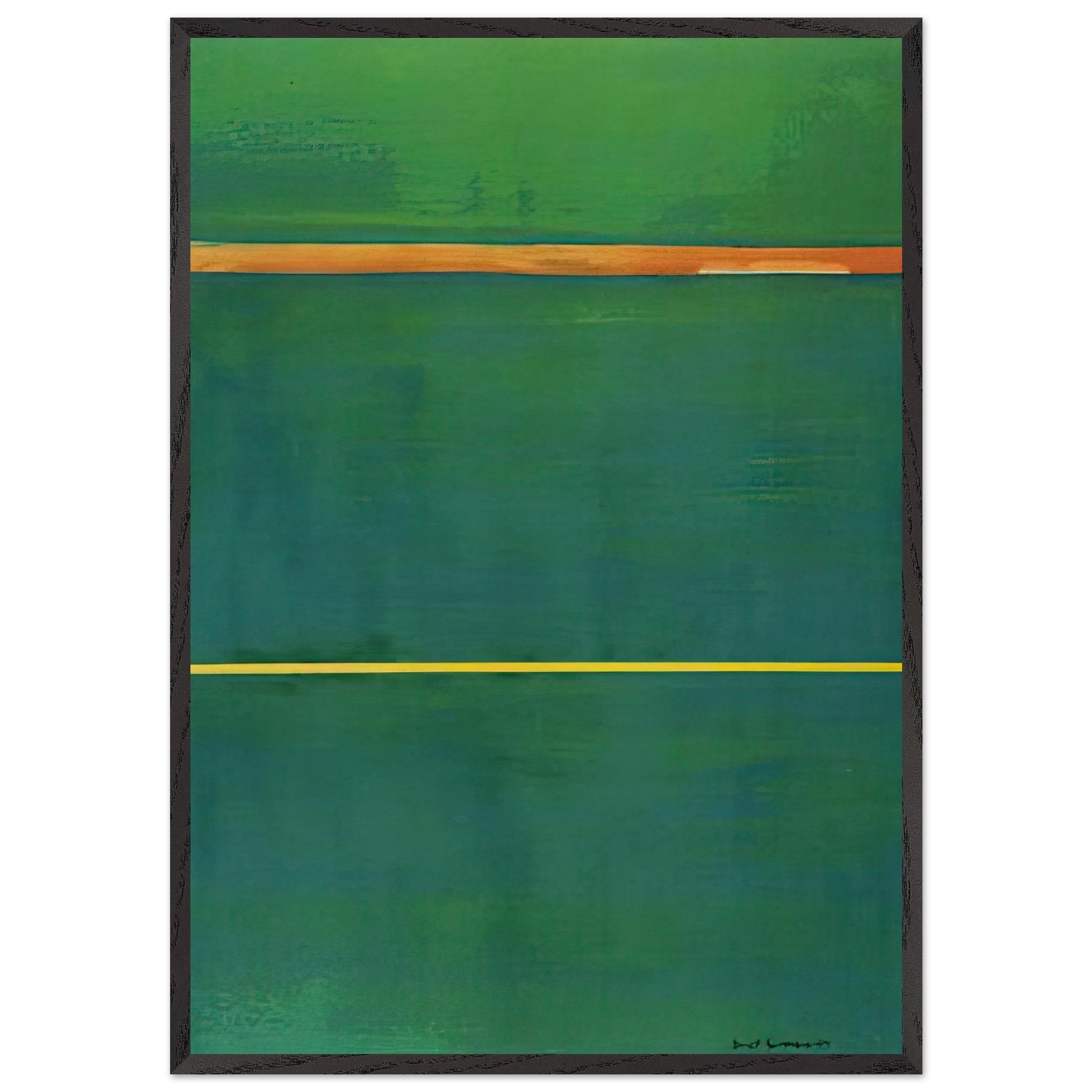 Dionysius - Barnett Newman Framed Art Print – Black Wooden Frame - Default Title - -Framed Art Print