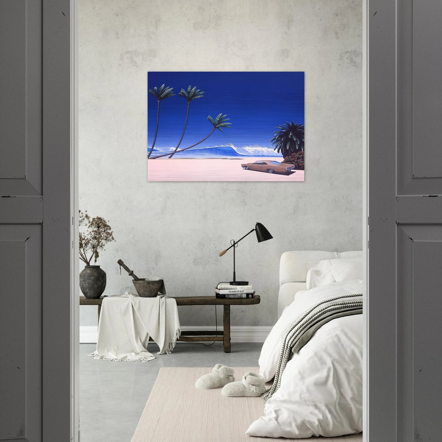 Impender Beach - Hiroshi Nagai Brushed Aluminum Print - 70x100 cm / 28x40 inches | Hiroshi Nagai Aluminum Print | Hiroshi Nagai Prints