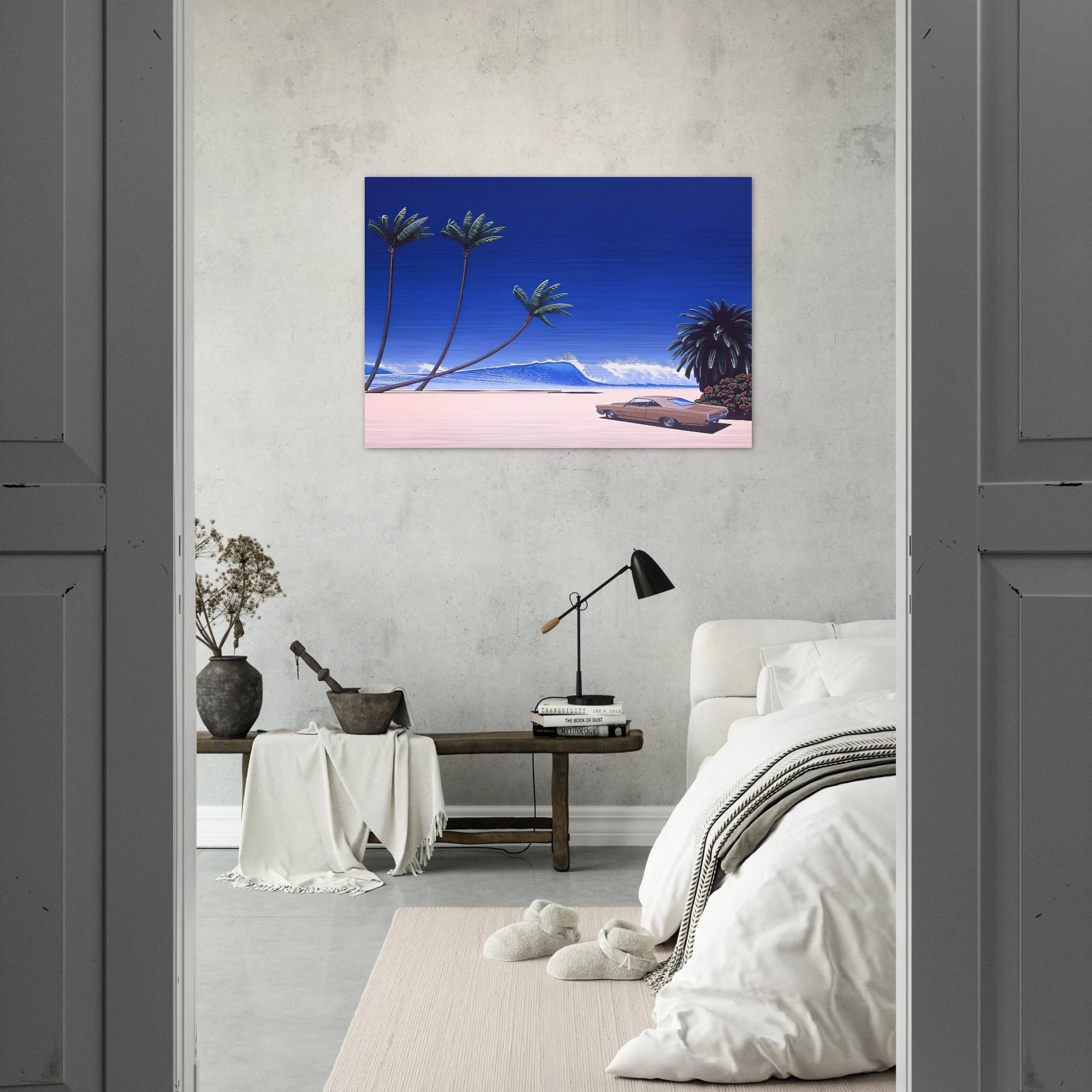 Impender Beach - Hiroshi Nagai Brushed Aluminum Print - 70x100 cm / 28x40 inches | Hiroshi Nagai Aluminum Print | Hiroshi Nagai Prints