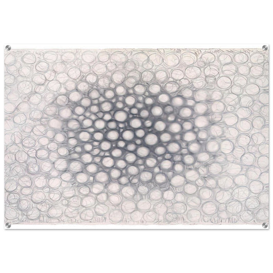 Light Gathers to the Question of No - 1979 - Richard Pousette-Dart Acrylic Print - 70x100 cm / 28x40″ inches