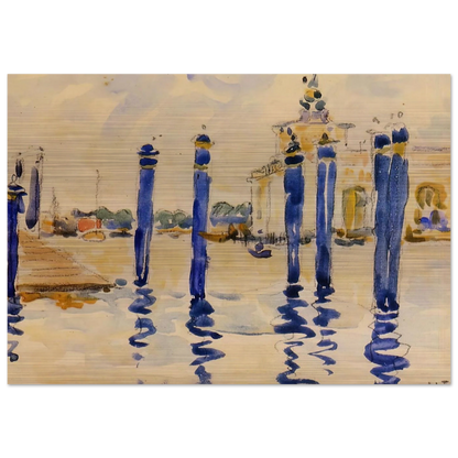 La Donana, Venice - Henri-Edmond Cross Brushed Aluminum Print - 70x100 cm / 28x40 inches | Henri-Edmond Cross Aluminum Print | Henri-Edmond Cross Prints