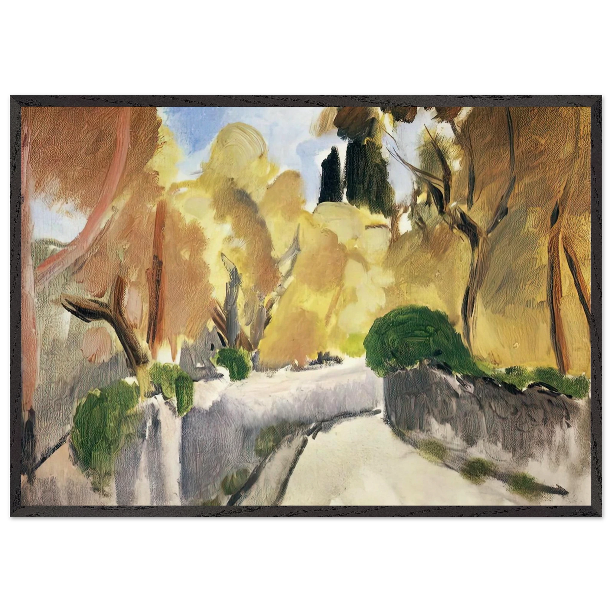 LANDSCAPE 2 N1 - Henri Matisse Framed Art Print – Black Wooden Frame - Default Title - -Framed Art Print