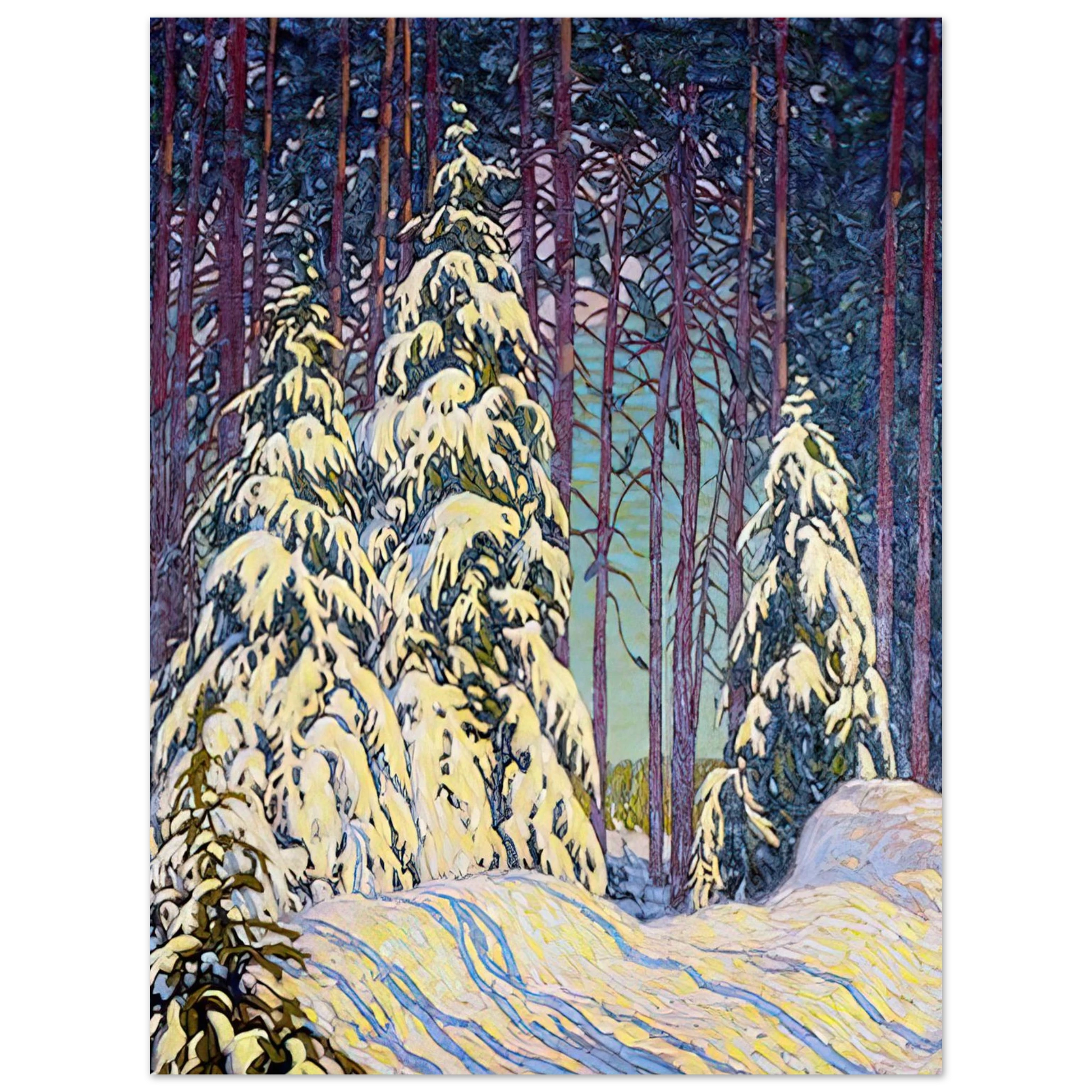 Lawren Harris - Winter Sunrise - 1913 Fine Art Poster - Default Title