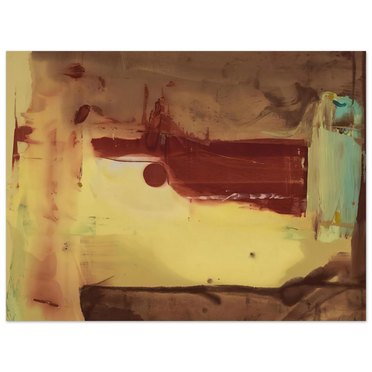 Helen Frankenthaler - Desert Pass - 1976 Wall art - 13x18 cm / 5x7 inches - Fine Art Poster - -