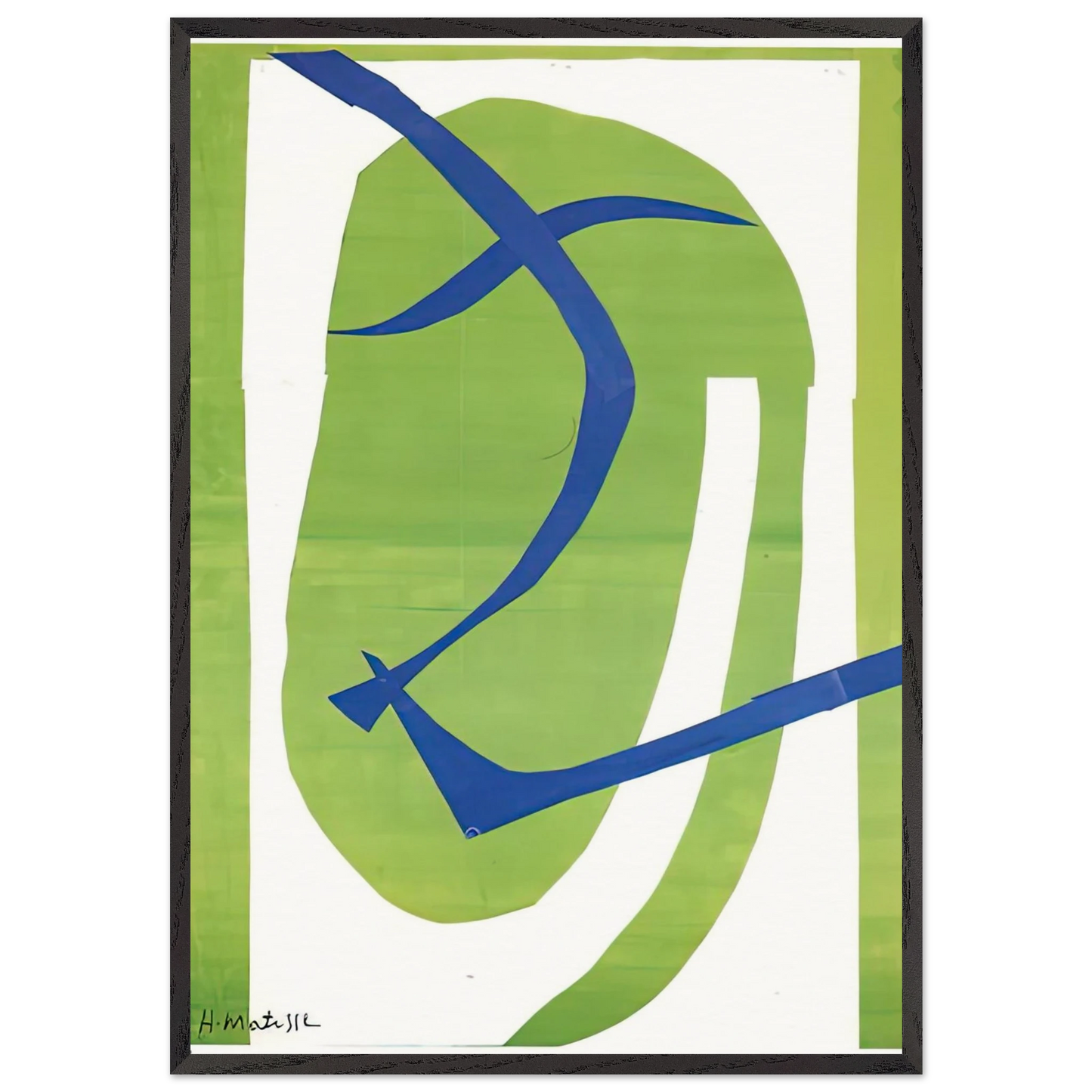 JAPANESE MASK 1950 - Henri Matisse Framed Art Print – Black Wooden Frame - Default Title - -Framed Art Print