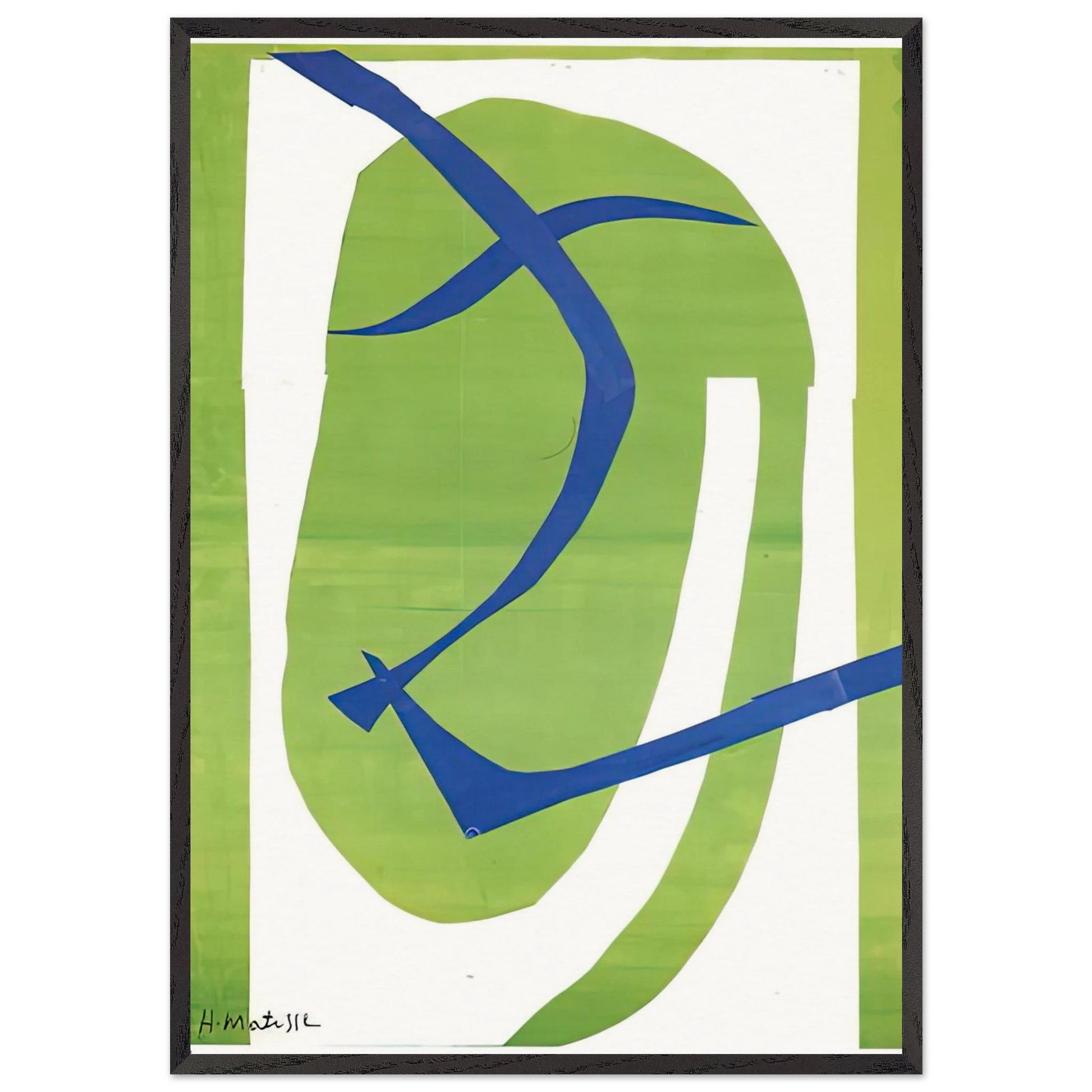 JAPANESE MASK 1950 - Henri Matisse Framed Art Print – Black Wooden Frame - Default Title - -Framed Art Print