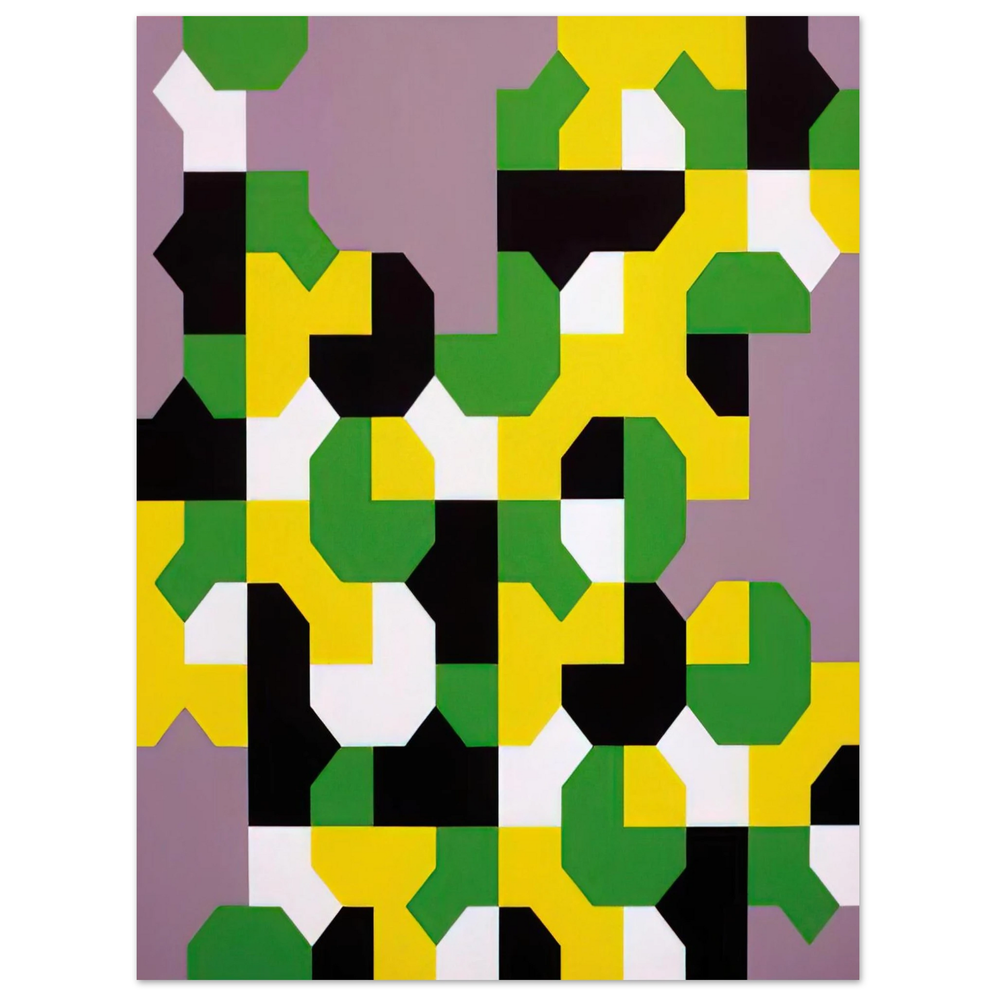 Bruno Munari - Curva di Peano - 1991 Fine Art Poster - Default Title