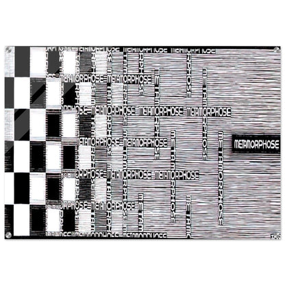 METAMORPHOSIS II EXCERPT 7 - MC Escher Acrylic Print - 70x100 cm / 28x40″ inches | MC Escher Wall Art | MC Escher Prints