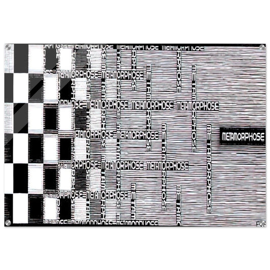 METAMORPHOSIS II EXCERPT 7 - MC Escher Acrylic Print - 70x100 cm / 28x40″ inches | MC Escher Wall Art | MC Escher Prints