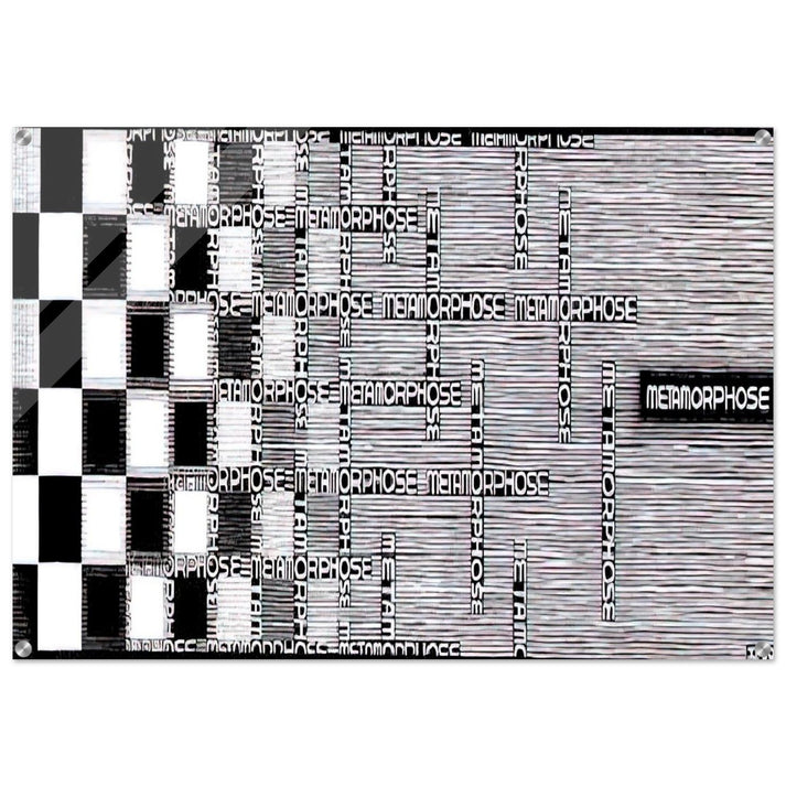 METAMORPHOSIS II EXCERPT 7 - MC Escher Acrylic Print - 70x100 cm / 28x40″ inches | MC Escher Wall Art | MC Escher Prints