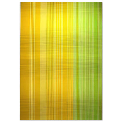 Lime-Lemon - 1970 - Gene Davis Brushed Aluminum Print - 70x100 cm / 28x40 inches | Gene Davis Aluminum Print | Gene Davis Prints