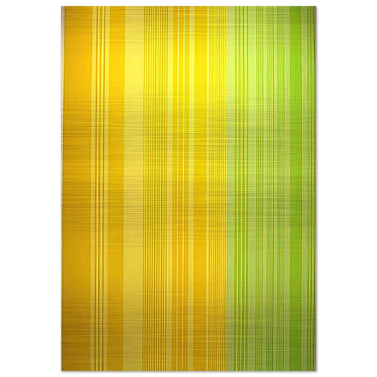 Lime-Lemon - 1970 - Gene Davis Brushed Aluminum Print - 70x100 cm / 28x40 inches | Gene Davis Aluminum Print | Gene Davis Prints