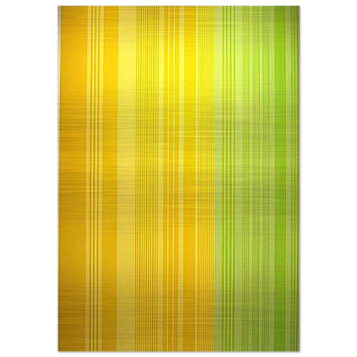 Lime-Lemon - 1970 - Gene Davis Brushed Aluminum Print - 70x100 cm / 28x40 inches | Gene Davis Aluminum Print | Gene Davis Prints