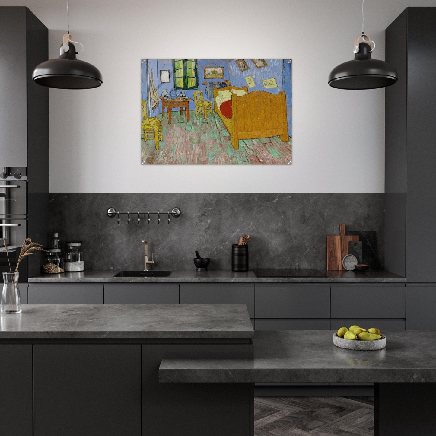 Vincent's Bedroom in Arles - Vincent van Gogh Acrylic Print - 70x100 cm / 28x40″ inches