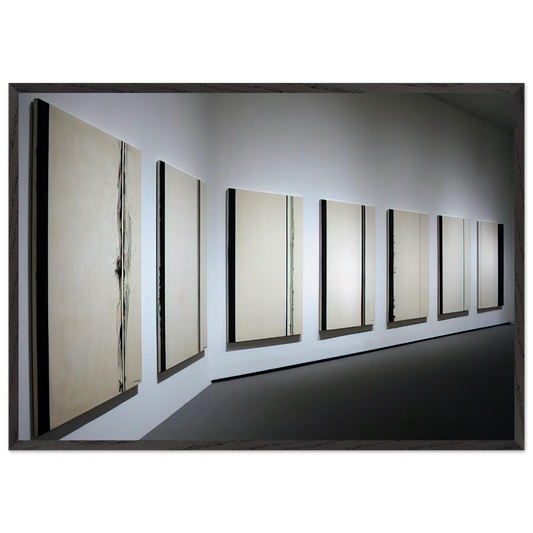 Stations of the Cross 1958 1966 - Barnett Newman Framed Art Print – Black Wooden Frame - Default Title - -Framed Art Print