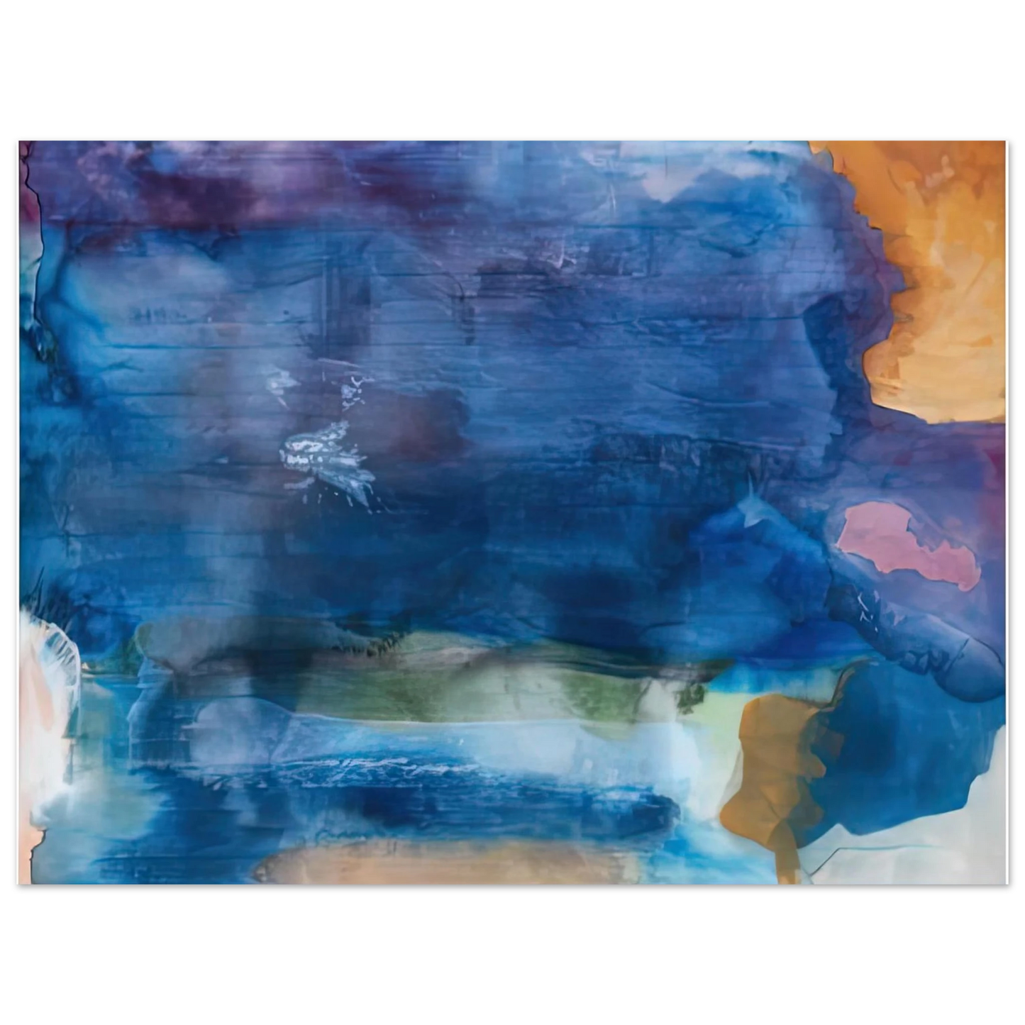 Helen Frankenthaler - Riverhead, 1963-64- Wall Art - 21x29.7 cm / 8x12" - Fine Art Poster - -