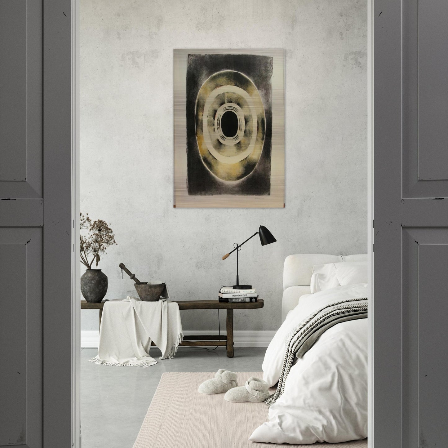 SIXTH STONE III 1964 - Lee Bontecou Brushed Aluminum Print - 70x100 cm / 28x40 inches | Lee Bontecou Aluminum Print | Lee Bontecou Prints