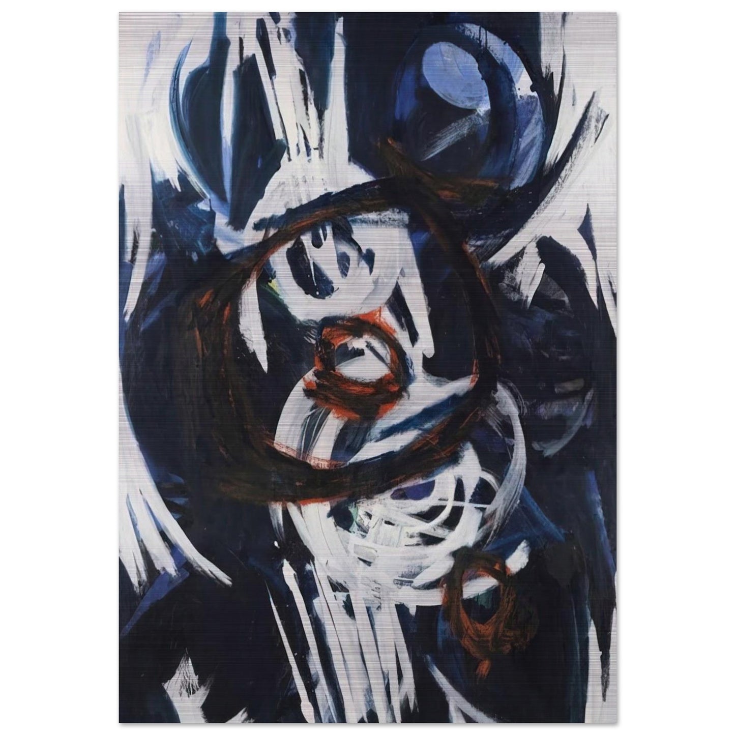 Crescendo - 1963 - Ernst Wilhelm Nay Brushed Aluminum Print - 70x100 cm / 28x40 inches | Ernst Wilhelm Nay Aluminum Print | Ernst Wilhelm Nay Prints