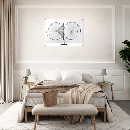 Hyperbolic surfaces - 1959 - Tomas Maldonado Acrylic Print - 70x100 cm / 28x40″ inches | Tomas Maldonado Wall Art | Tomas Maldonado Prints
