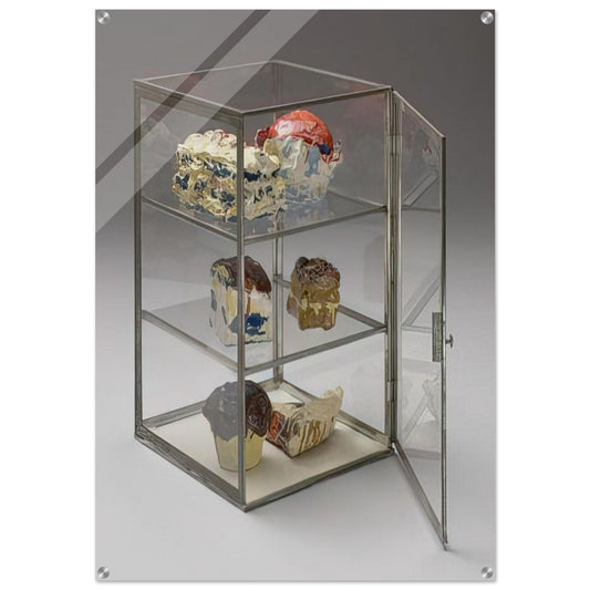 PASTRY CASE 1961 - Claes Oldenburg Acrylic Print - 70x100 cm / 28x40″ inches