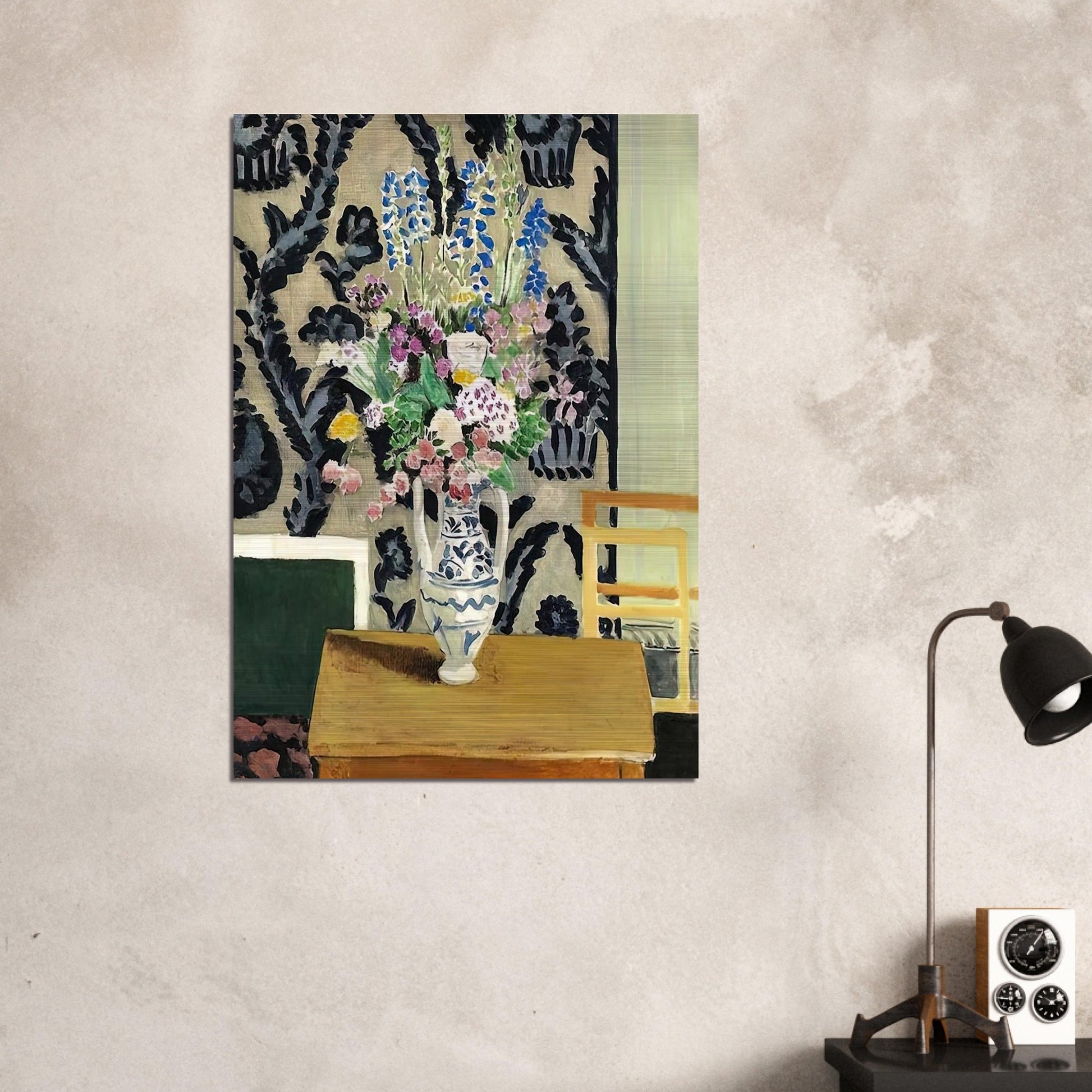 BOUQUET DE FLEURS POUR LE QUATORZE JUILLET 1919 - Henri Matisse Brushed Aluminum Print - 70x100 cm / 28x40 inches | Henri Matisse Aluminum Print | Henri Matisse Prints