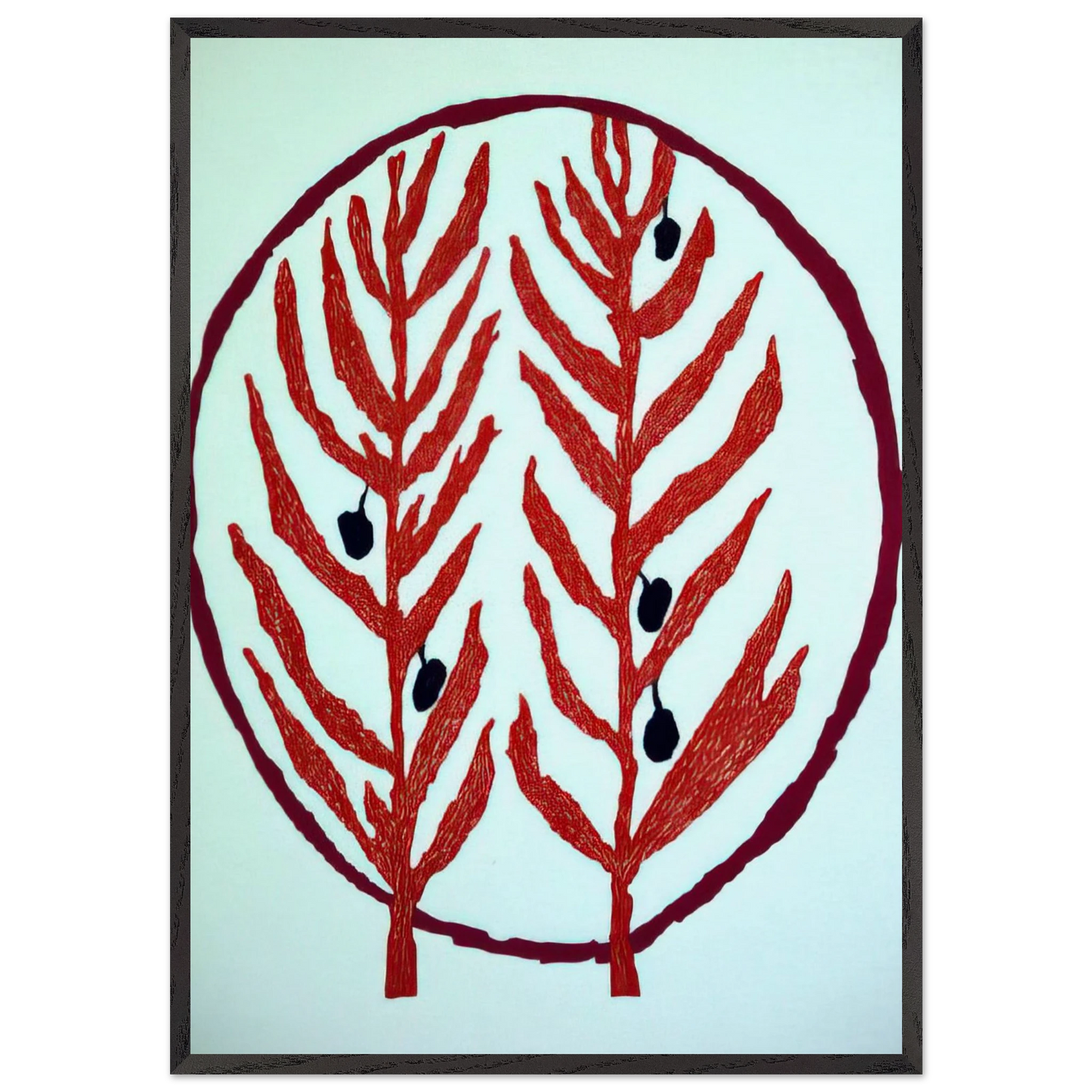 THE OLIVE BRANCH 2004 - Louise Bourgeois Framed Art Print – Black Wooden Frame - Default Title - -Framed Art Print