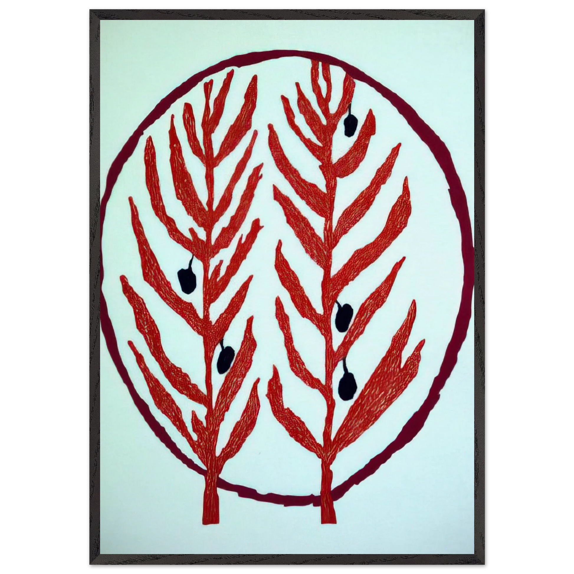 THE OLIVE BRANCH 2004 - Louise Bourgeois Framed Art Print – Black Wooden Frame - Default Title - -Framed Art Print