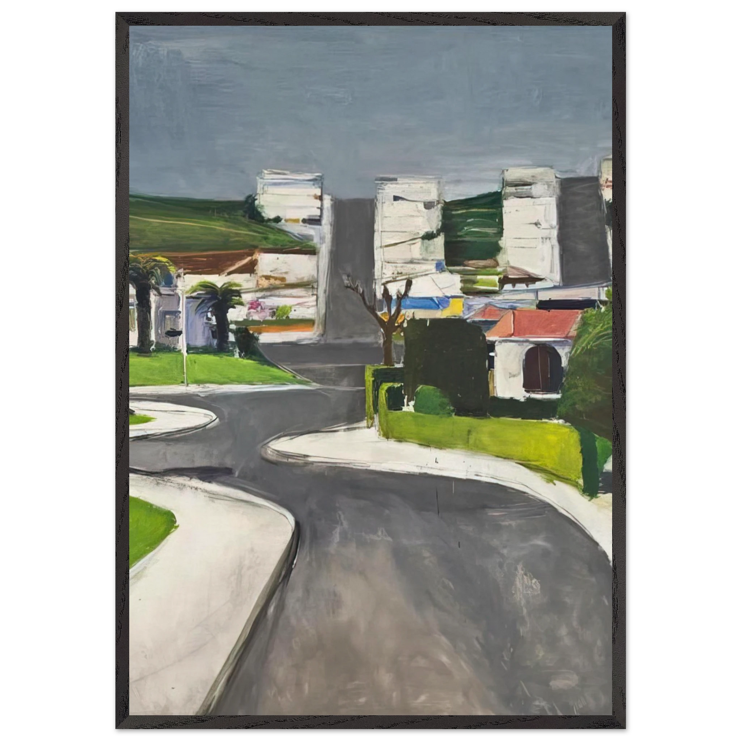 Ingleside - Richard Diebenkorn Framed Art Print – Black Wooden Frame - Default Title - -Framed Art Print