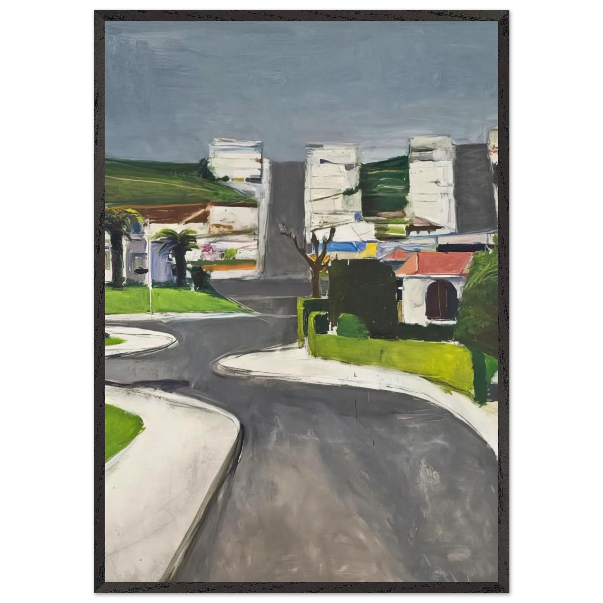 Ingleside - Richard Diebenkorn Framed Art Print – Black Wooden Frame - Default Title - -Framed Art Print