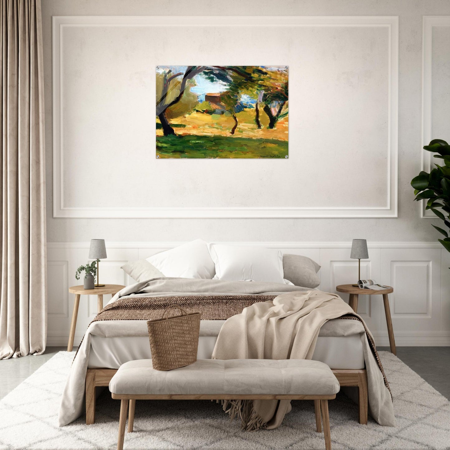 CORSICAN LANDSCAPE 1898 1 - Henri Matisse Acrylic Print - 70x100 cm / 28x40″ inches