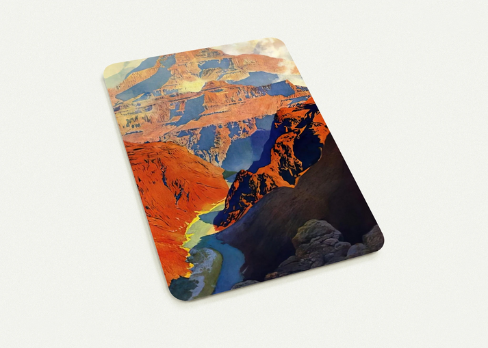 Grand Canyon By Maxfield Parrish Pack of 10 Post Cards | Maxfield Parrish Post Cards | A6 (10.5 x 14.8 cm) - 4.1 x 5.8 inches