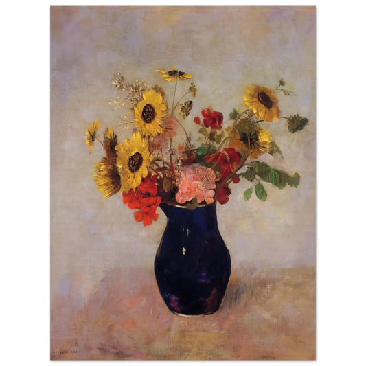 Odilon Redon - VASE OF FLOWERS Fine Art Poster - Default Title