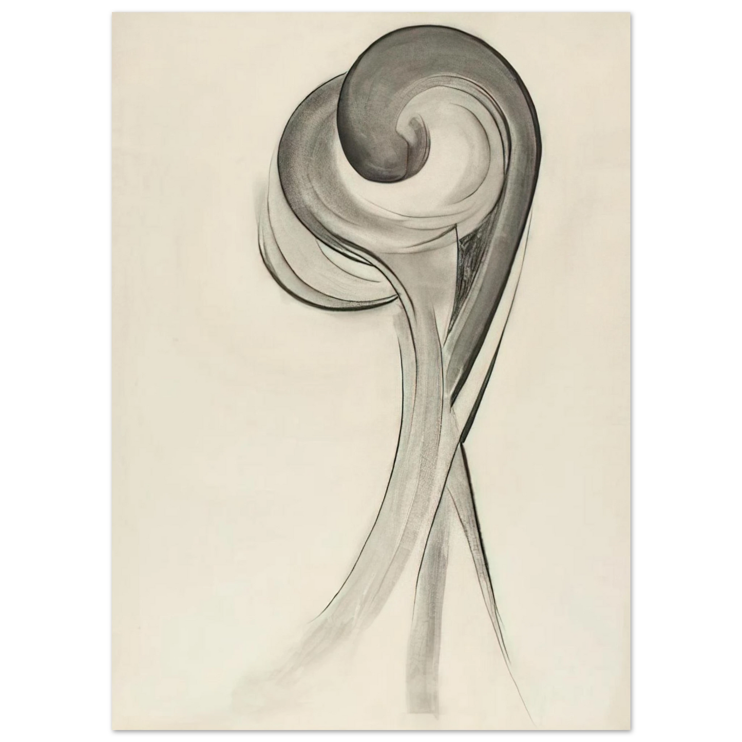Georgia O'Keeffe - Drawing XII Fine Art Poster - 40x60 cm / 16x24 inches