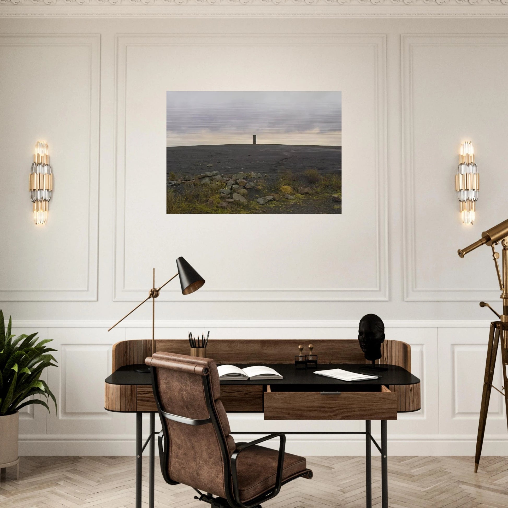 BRAMME FOR THE RUHR DISTRICT 1998 - Richard Serra Brushed Aluminum Print - 70x100 cm / 28x40 inches | Richard Serra Aluminum Print | Richard Serra Prints