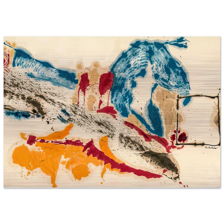 Alassio, 1960- - Helen Frankenthaler Brushed Aluminum Print - 70x100 cm / 28x40 inches | Helen Frankenthaler Aluminum Print | Helen Frankenthaler Prints