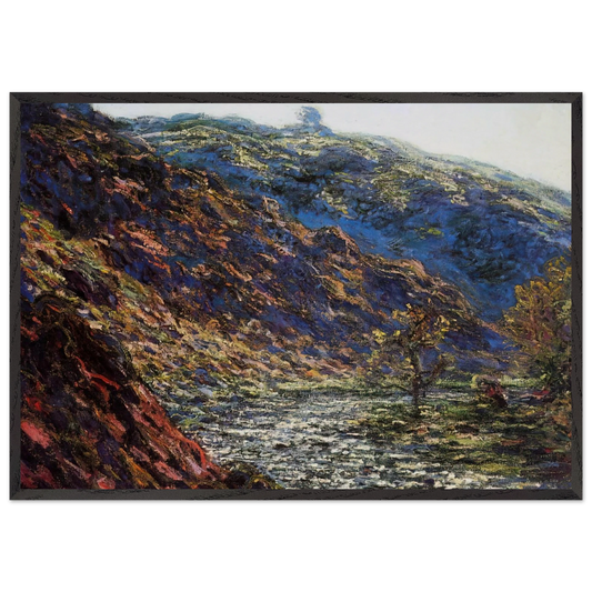 The Old Tree Gorge of the Petite Creuse - claude monet Framed Art Print – Black Wooden Frame - Default Title - -Framed Art Print