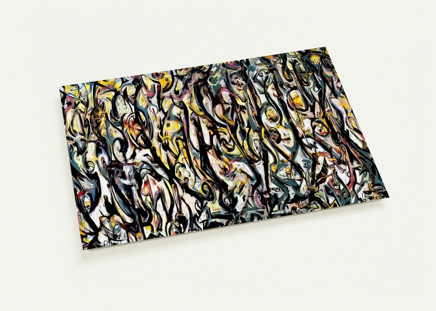 MURAL 1943 1 By Jackson Pollock Pack of 10 Post Cards | Jackson Pollock Post Cards | A6 (10.5 x 14.8 cm) - 4.1 x 5.8 inches