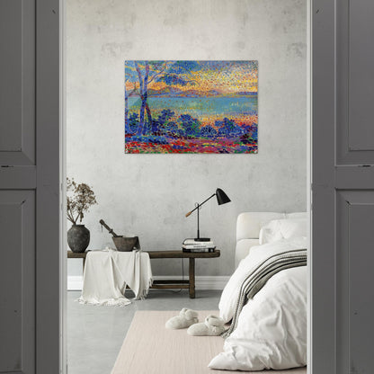 Provence Landscape - Henri-Edmond Cross Acrylic Print - 70x100 cm / 28x40″ inches