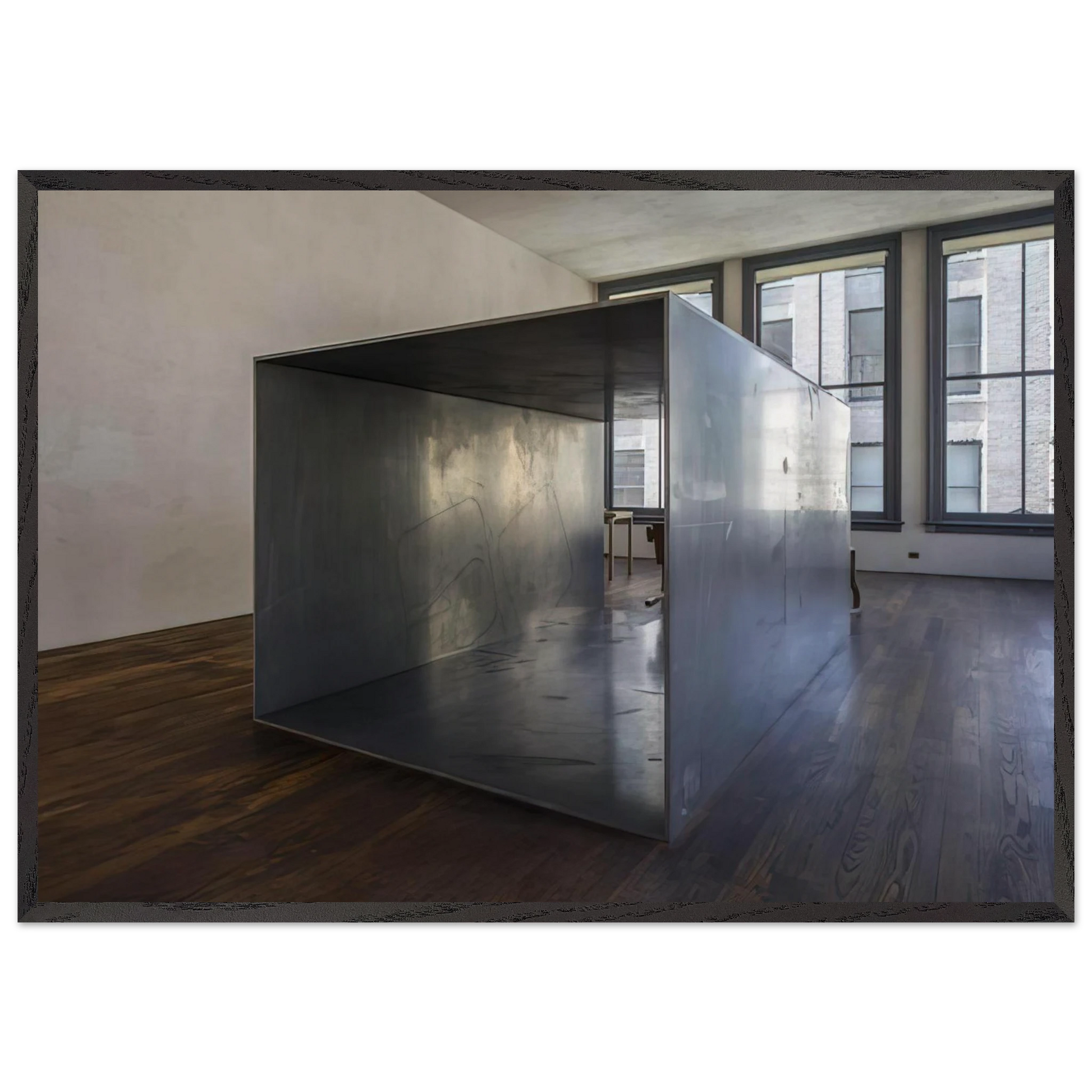 Untitled 101 Spring Street - 1969 - Donald Judd Framed Art Print – Black Wooden Frame - Default Title - -Framed Art Print