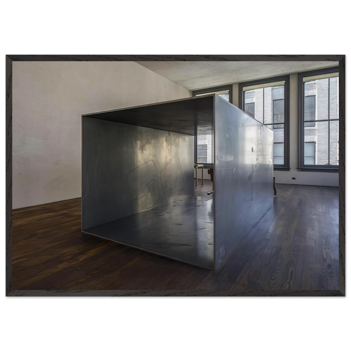 Untitled 101 Spring Street - 1969 - Donald Judd 70x100 cm / 28x40 inches Framed Art Print – Black Wooden Frame