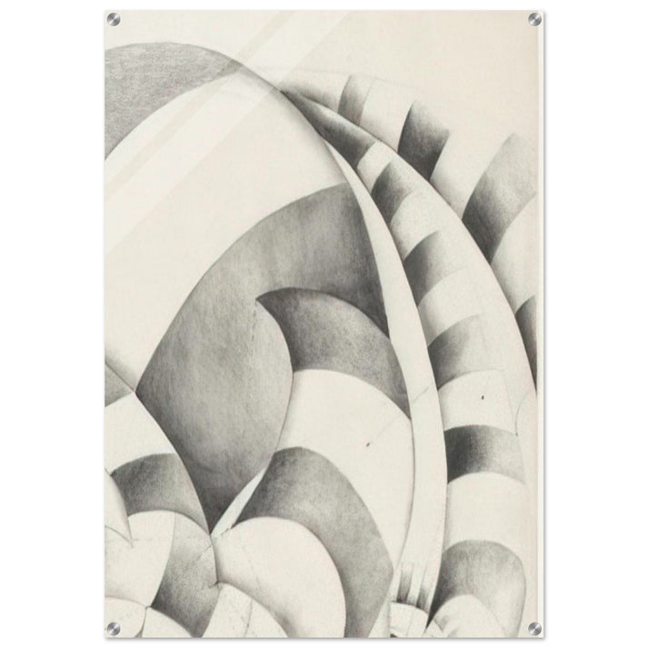 UNTITLED 1967 - Lee Bontecou Acrylic Print - 70x100 cm / 28x40″ inches | Lee Bontecou Wall Art | Lee Bontecou Prints