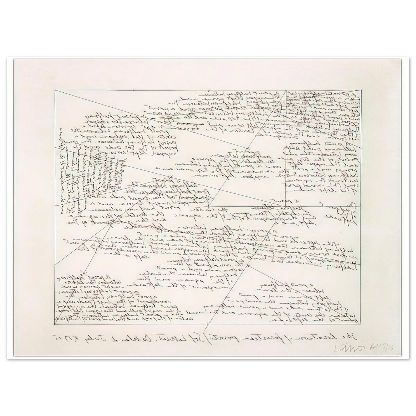 Sol LeWitt - The Location of 14 Points Fine Art Poster - Default Title