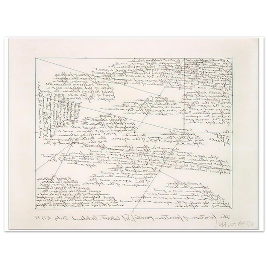 Sol LeWitt - The Location of 14 Points Fine Art Poster - Default Title