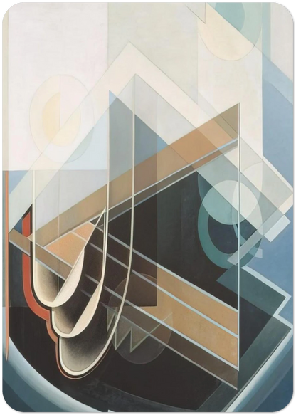 Abstract No. 7 - 1939 By Lawren Harris Pack of 10 Post Cards | Lawren Harris Post Cards | A6 (10.5 x 14.8 cm) - 4.1 x 5.8 inches