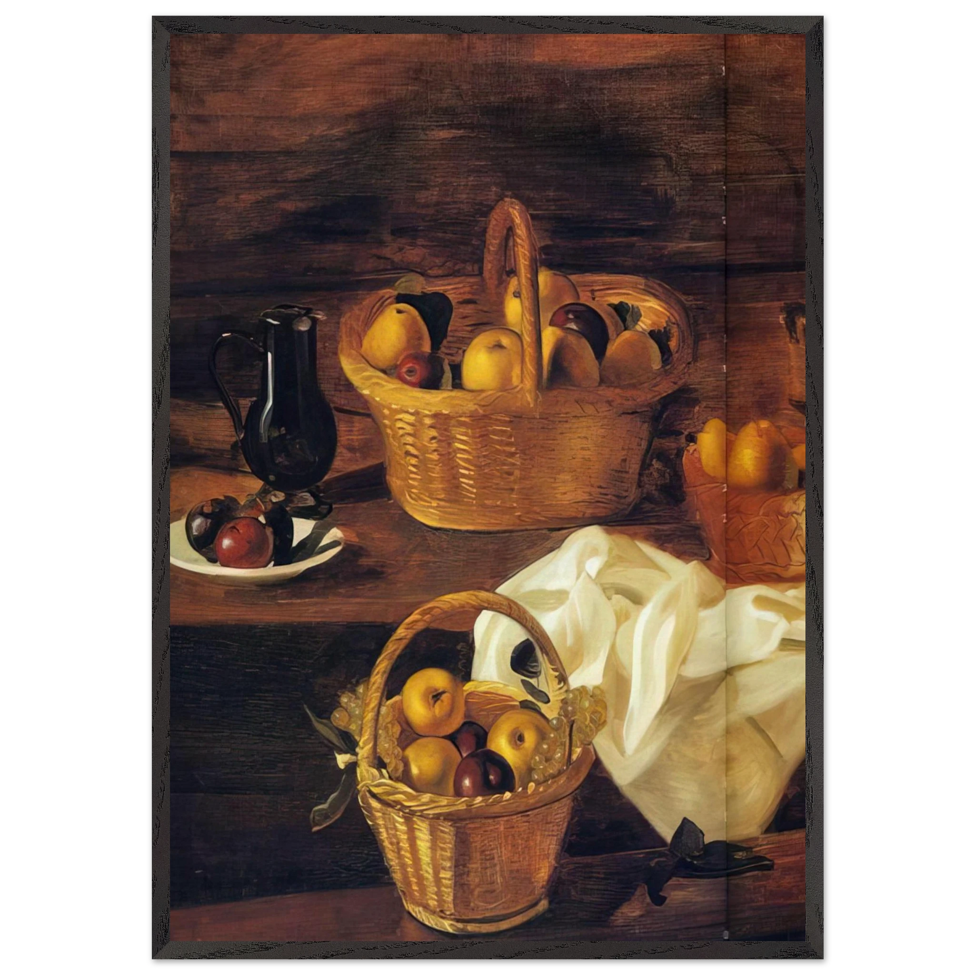 STILL LIFE 1 N1 - Andre Derain Framed Art Print – Black Wooden Frame - Default Title - -Framed Art Print